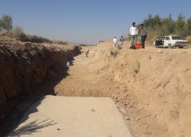 کانال آبیاری و زهکشی سد نهب