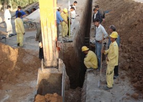 شبکه جمع آوری فاضلاب منطقه B1