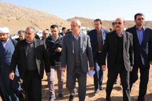 بازدید استاندار قزوین از سد مخزنی نهب در تاکستان
